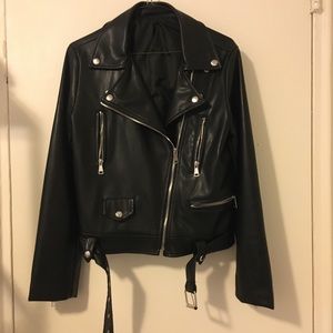 Leather Moto Jacket